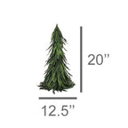 Feather Tree - Med - Green Luster