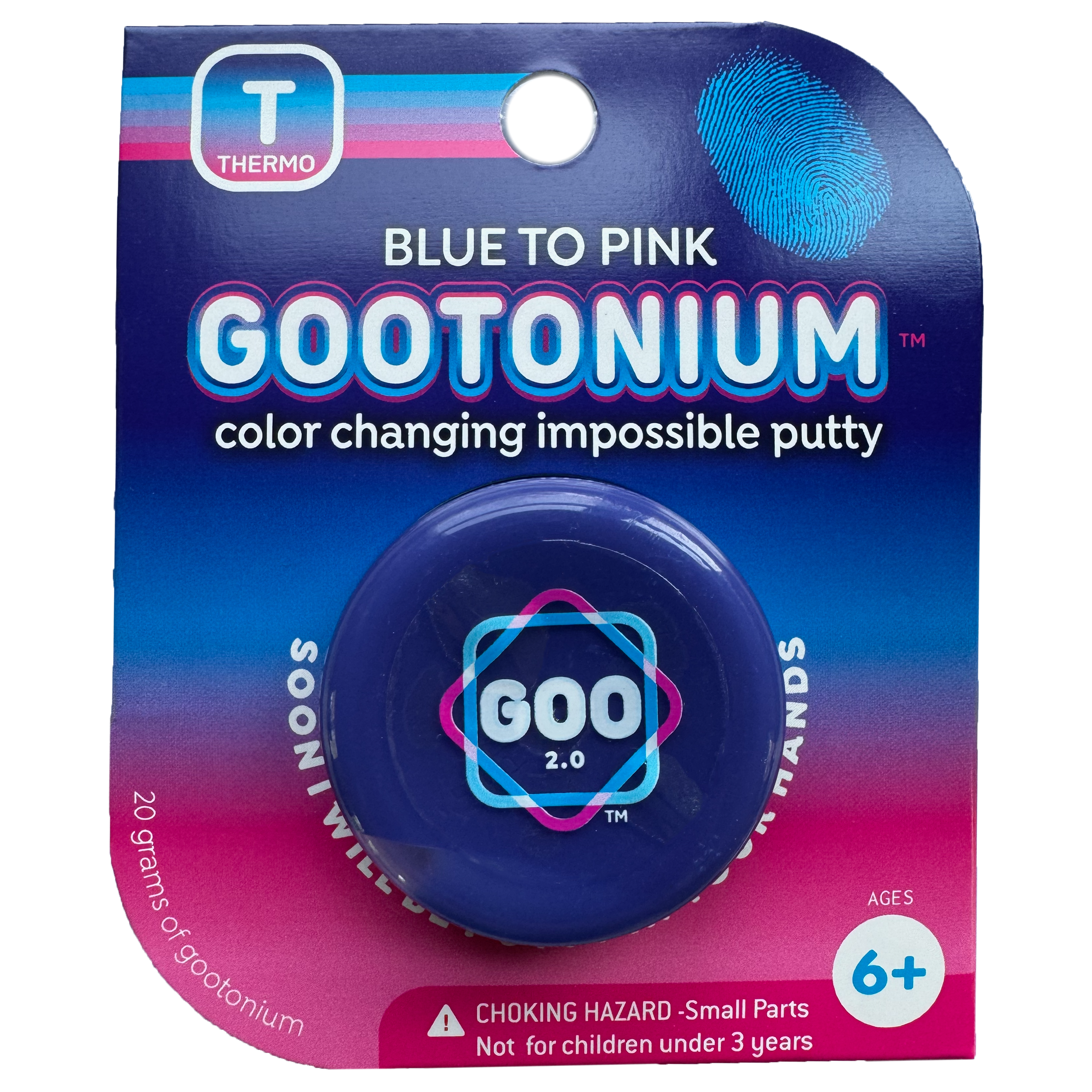 Gootonium: Thermo Blue to Pink Putty - 20g