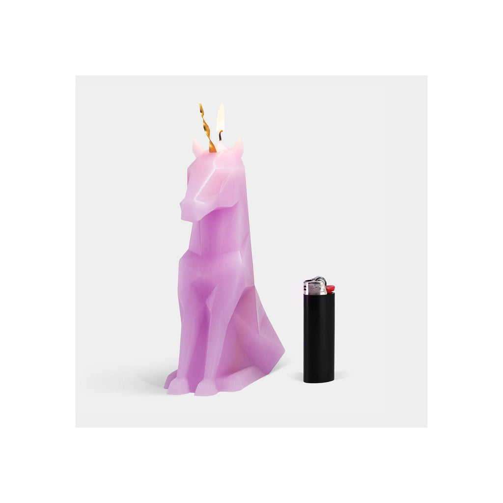 Unicorn Skeleton Candle