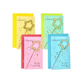Mini 4" Star Sparkler Card W/ Confetti - "celebrate!" - Asst