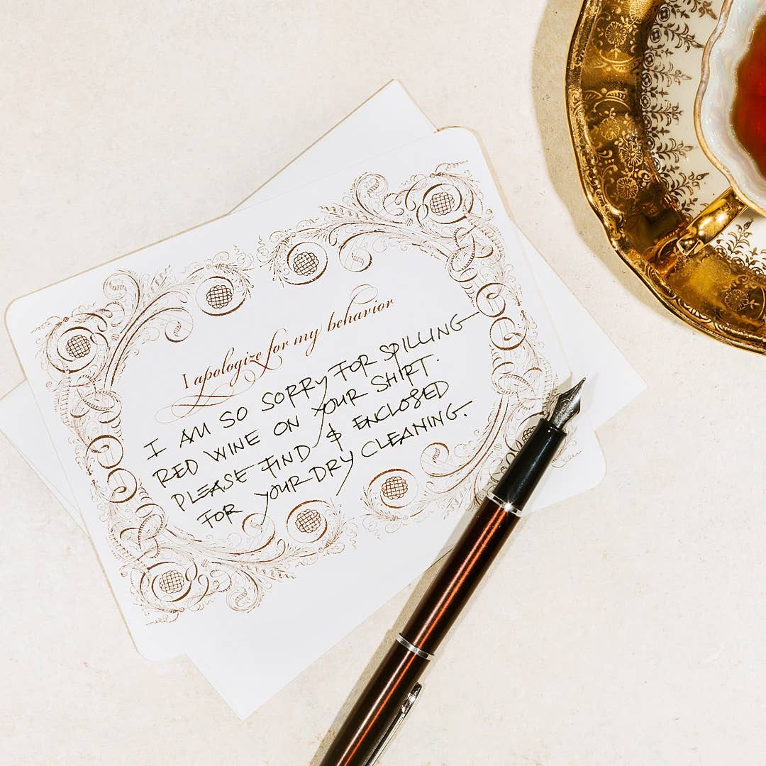 Apology Greeting Card