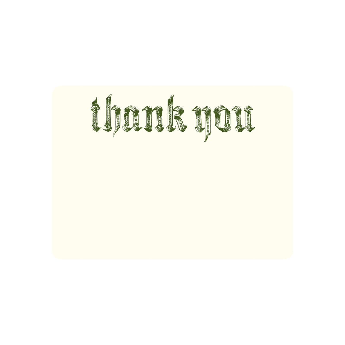 Thank You Renaissance Notes