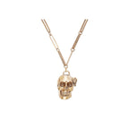 Skull and Rose Necklace
