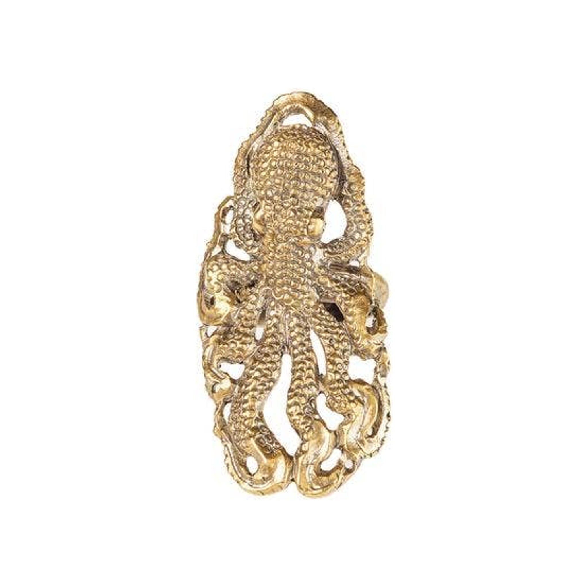 Textured Octopus Ring