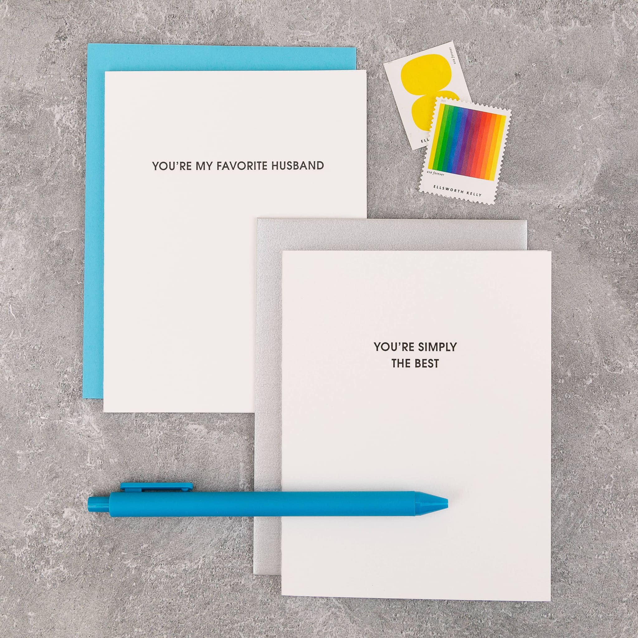 You're My Favorite Husband Letterpress Greeting Card
