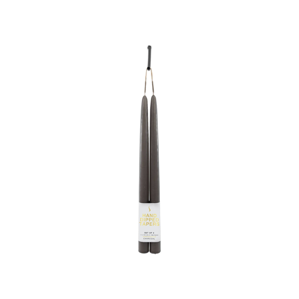 12" Joint Wick Charcoal Pair Candle