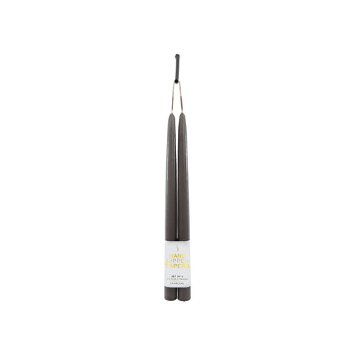 12" Joint Wick Charcoal Pair Candle