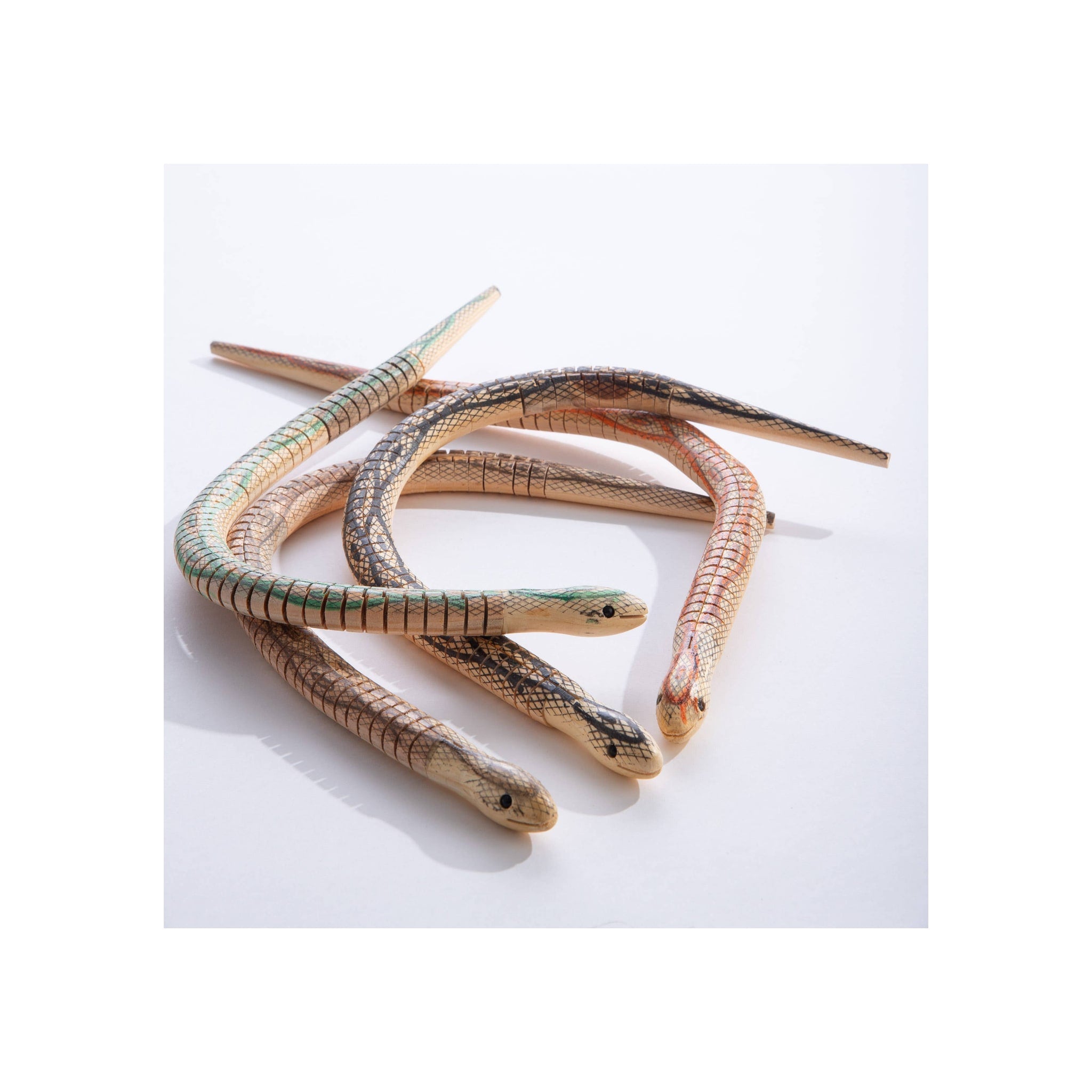 Wooden King Snakes