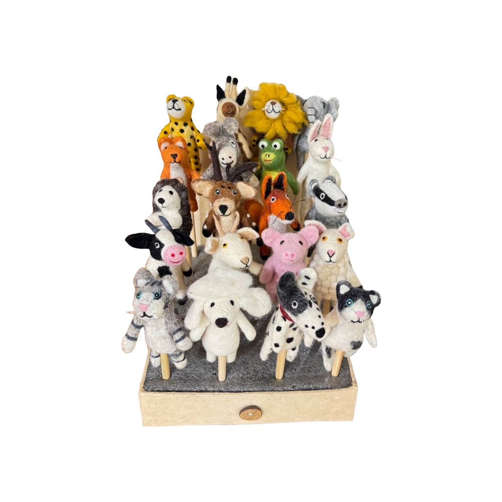 Felt Finger Puppet Safari