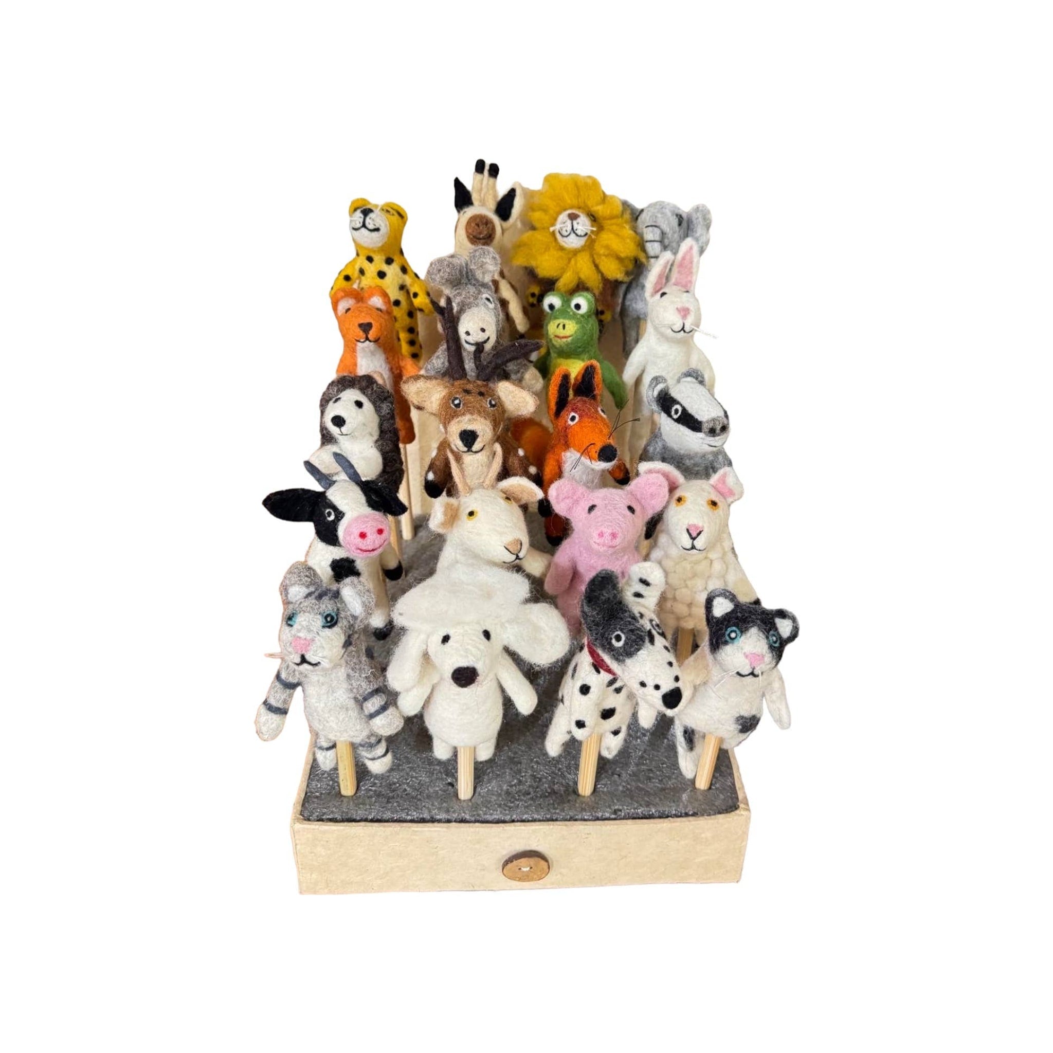 Felt Finger Puppet Safari