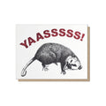 Yas Possum Card