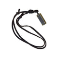 1-1/2" Minature Harmonica On Leather Cord