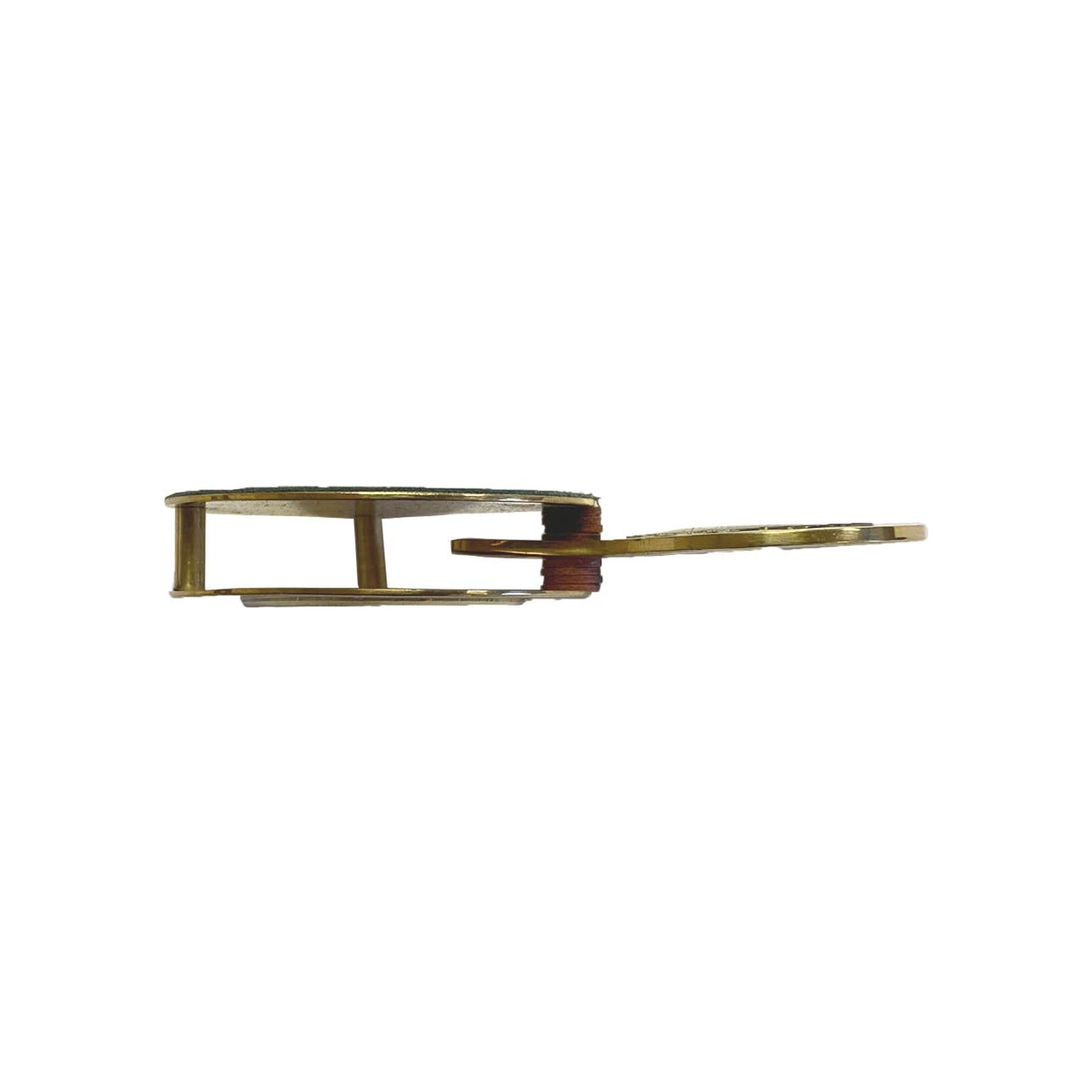 1-3/4" Brass Pocket Magnifier With Flip-out Lens