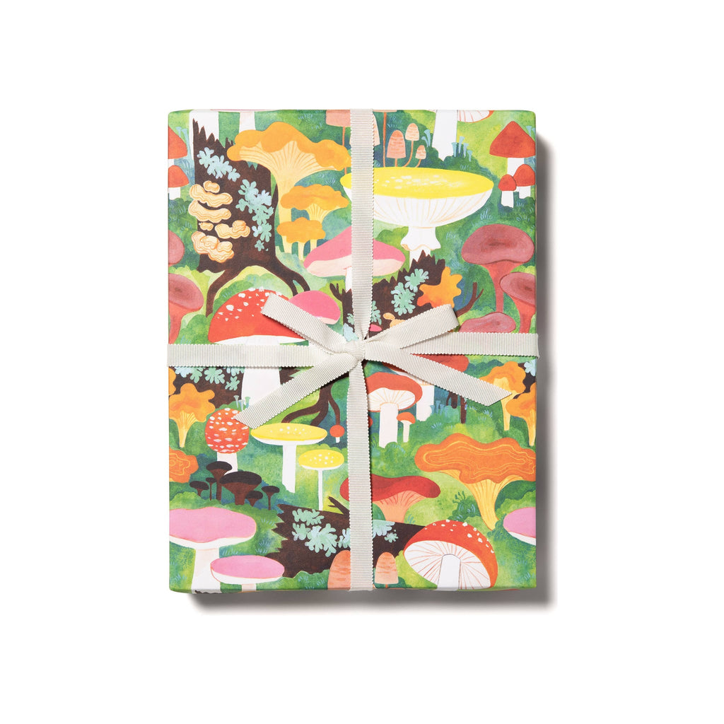 Woodland Mushrooms Wrapping Paper
