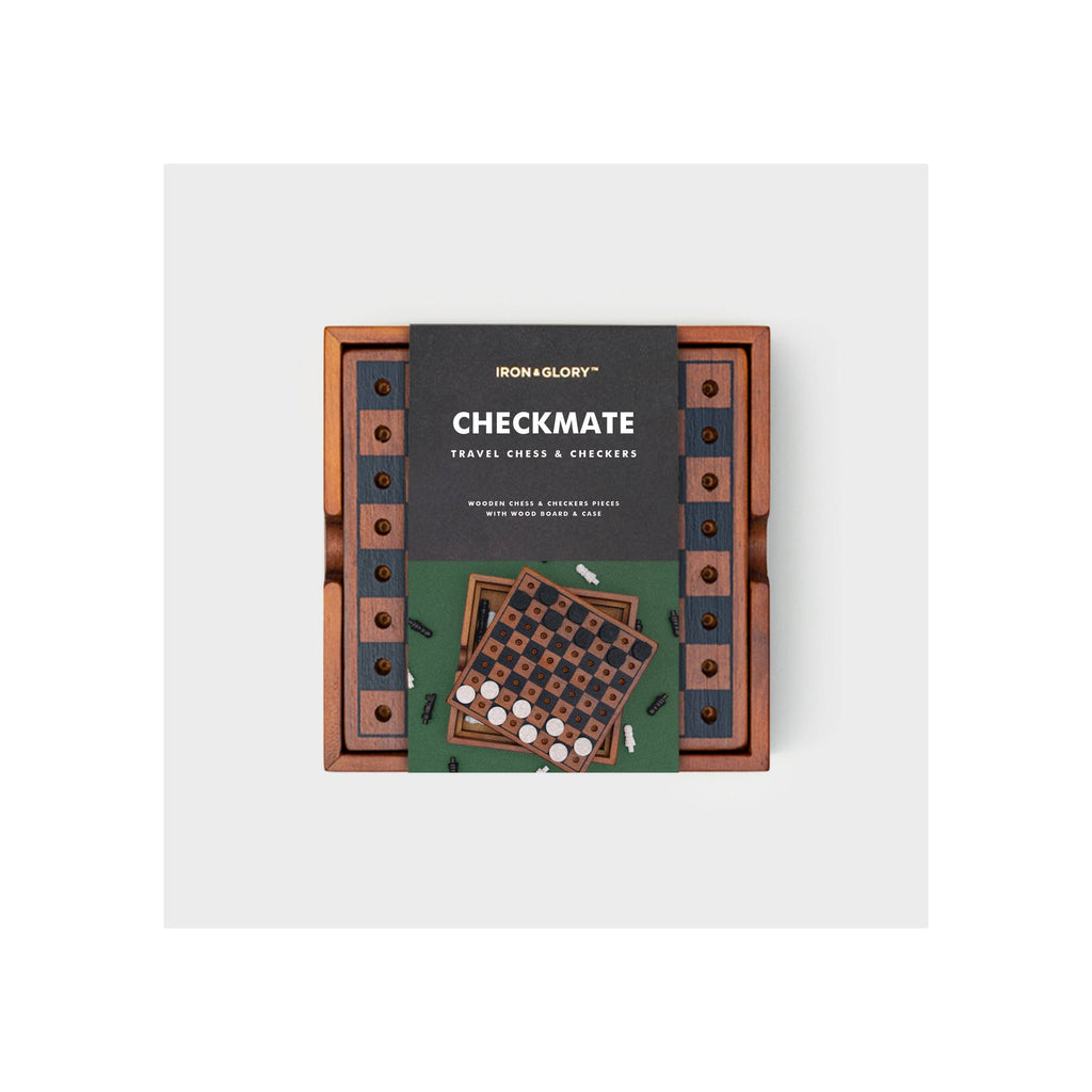 Chess & Checkers - Wooden Game