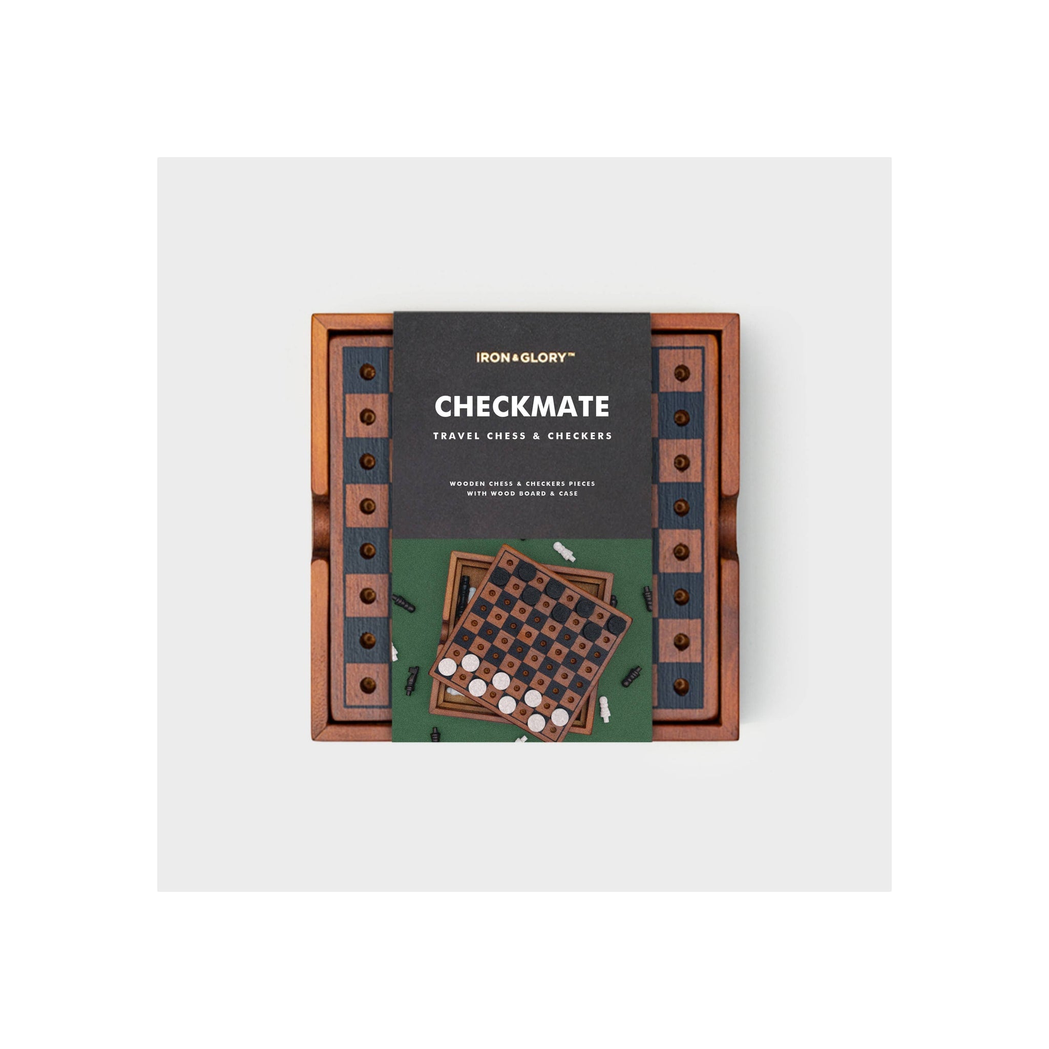 Chess & Checkers - Wooden Game