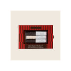 Horchata Mocha Cafe Kit box, red striped, open window showing three sugar cube components