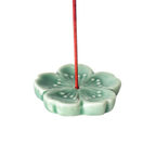 Cherry Blossom Incense Holder Green