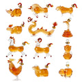 Chinese Zodiac Decanter