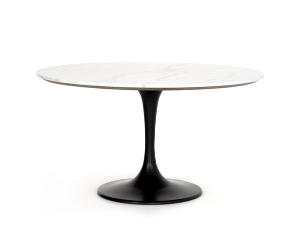 Powell Dining Table White Marble