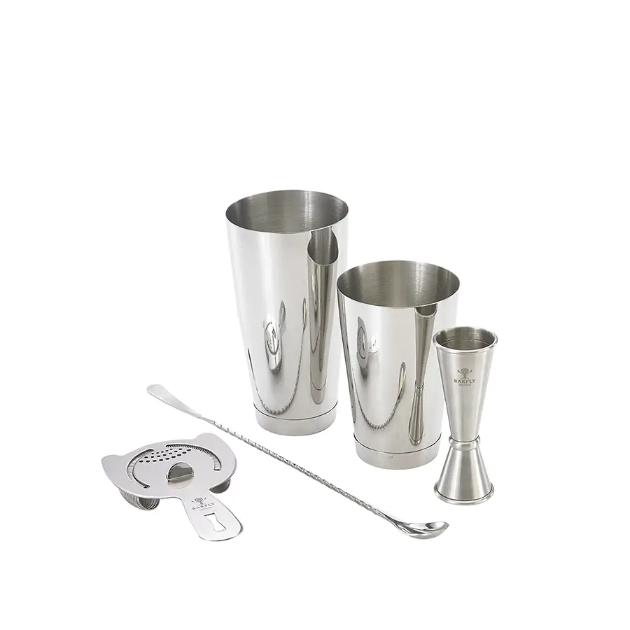 Silver 5-Piece Basics Bar Set