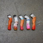 Assorted Lipstick Stained Ceramic Cigarettes