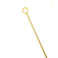 Barfly Cocktail Picks, Circle, Gold Plated, Set 12