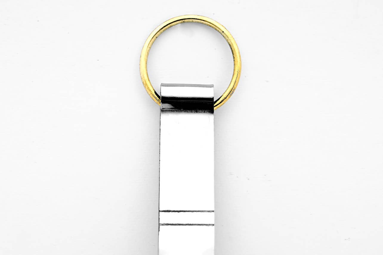 Indian Tongs With Brass Ring