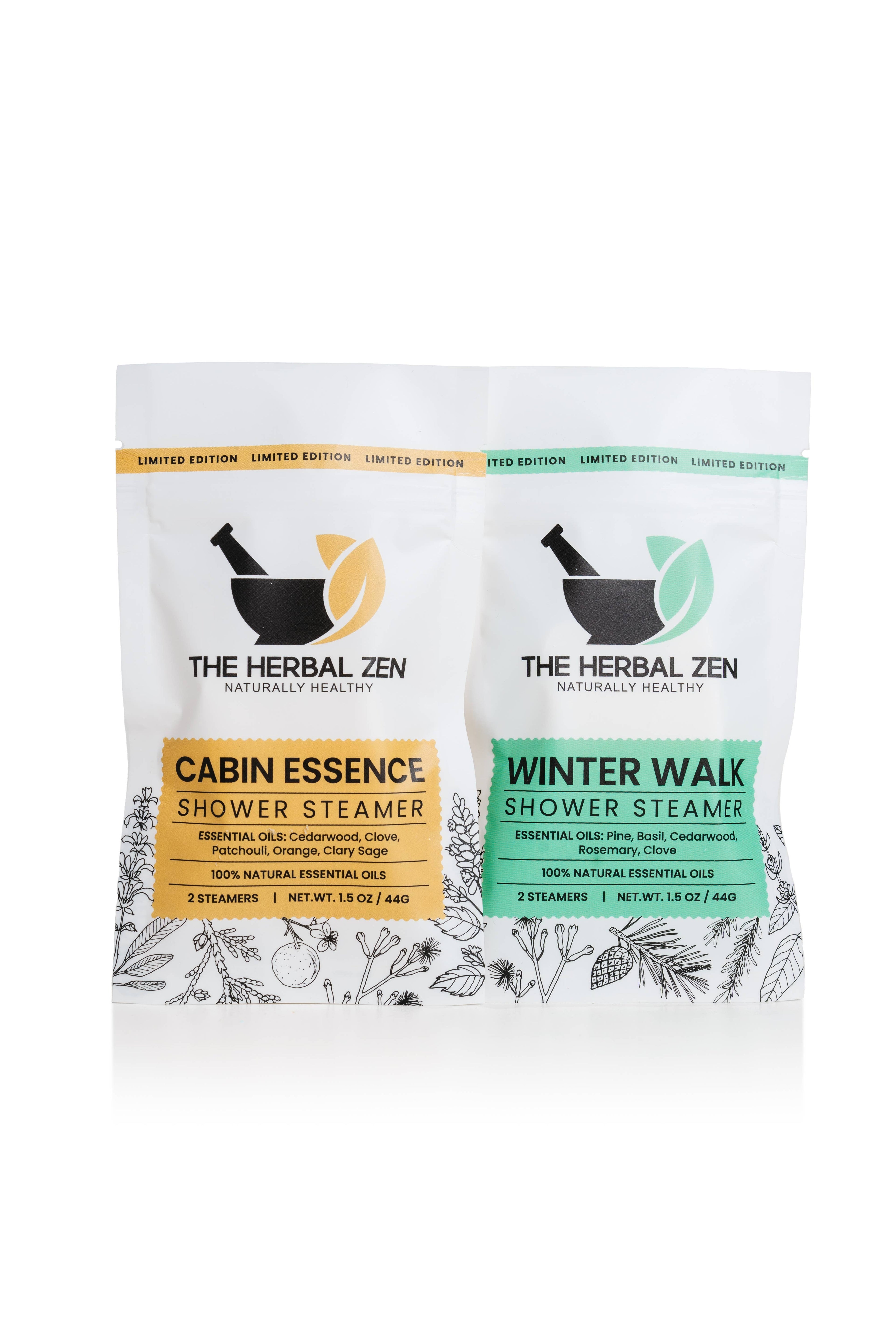 Winter Shower Steamer Minis | Cozy Aromatherapy 2-Pack