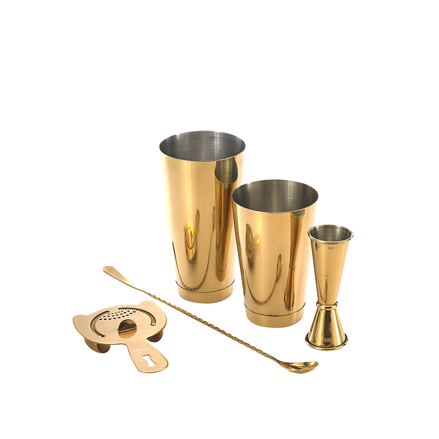Barfly M37101 Basics Cocktail Set, 5-piece, Gold