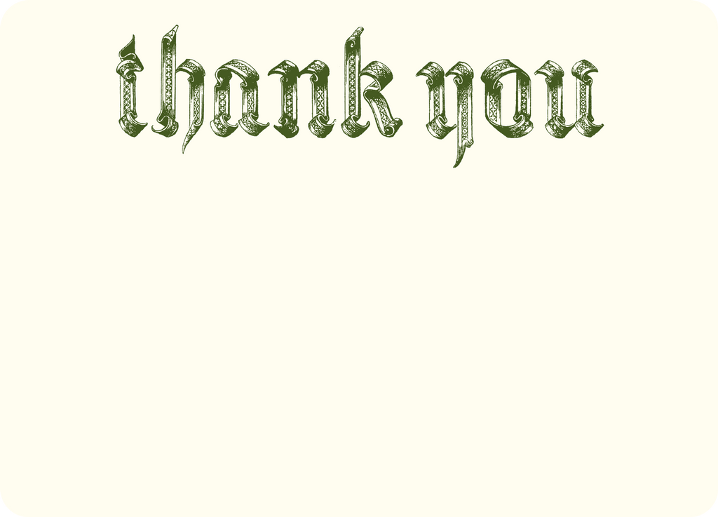Thank You Renaissance Notes