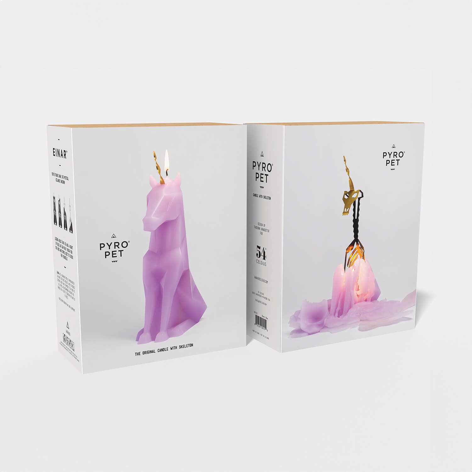 Unicorn Skeleton Candle