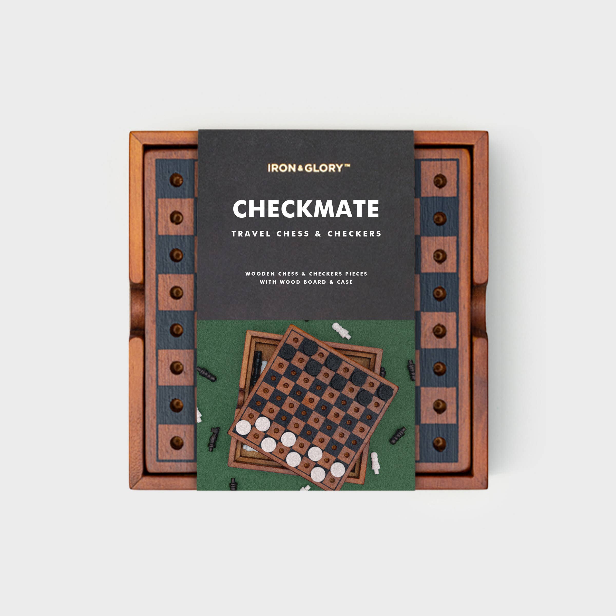 Chess & Checkers - Wooden Game