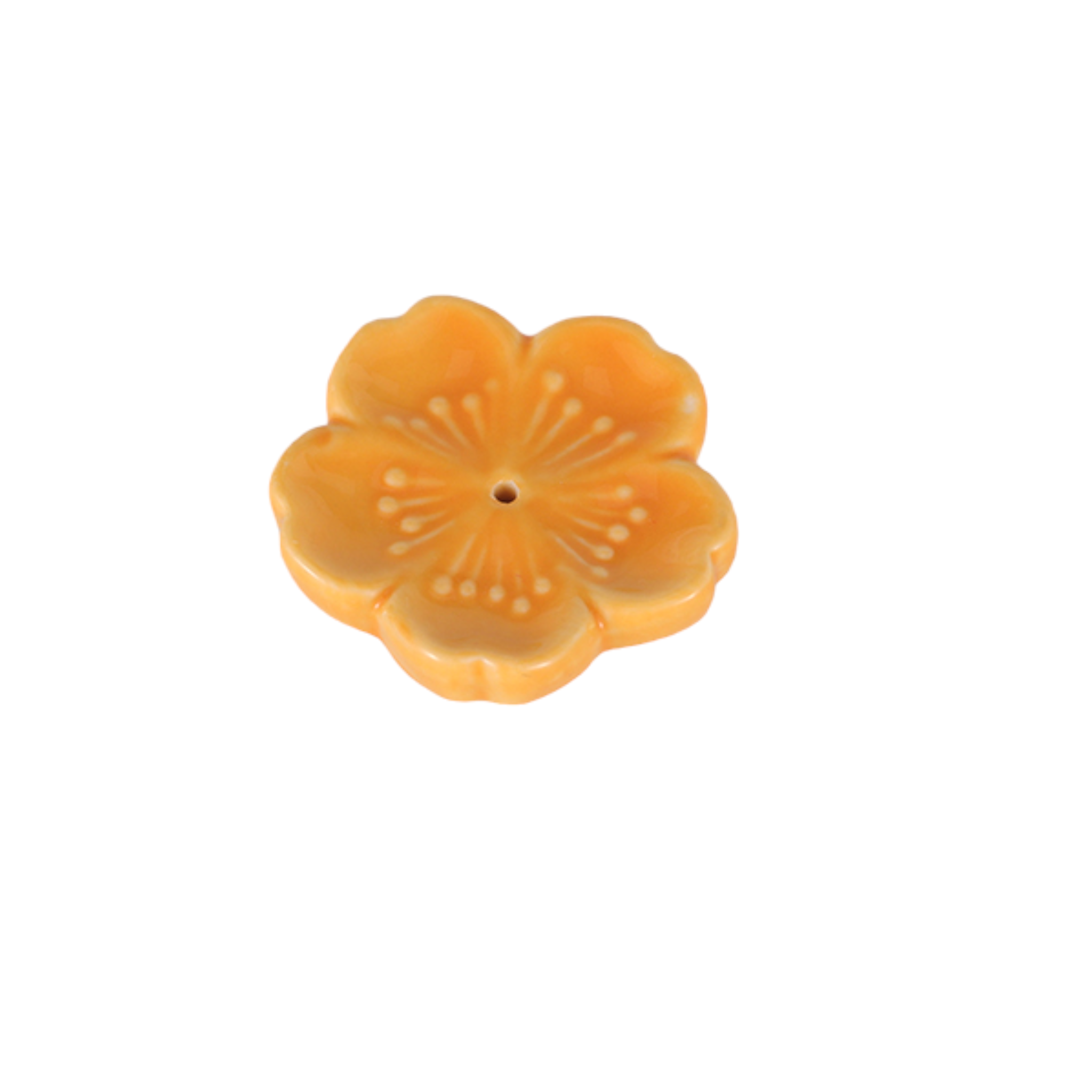 Cherry Blossom Incense Holder Yellow