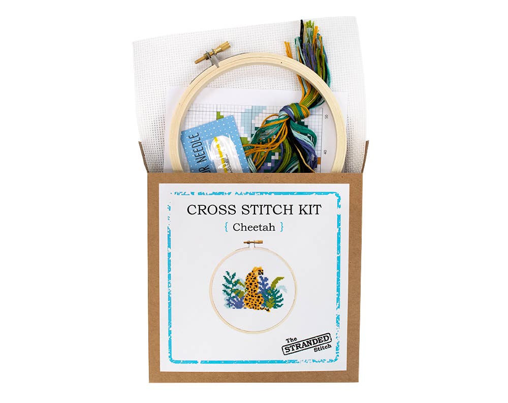 Cheetah Cross Stitch Kit