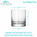 Engraved Whiskey Glass