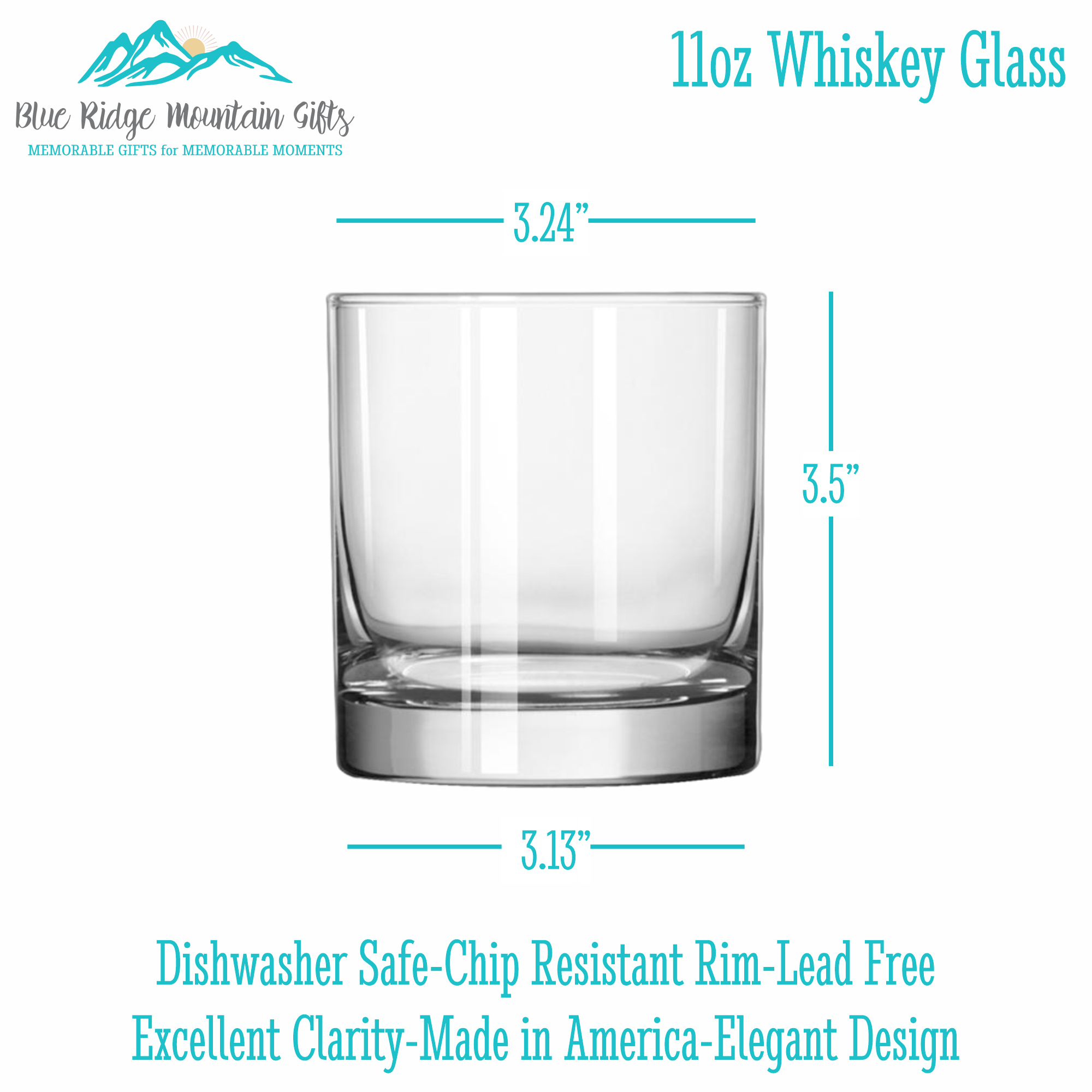 Engraved Whiskey Glass