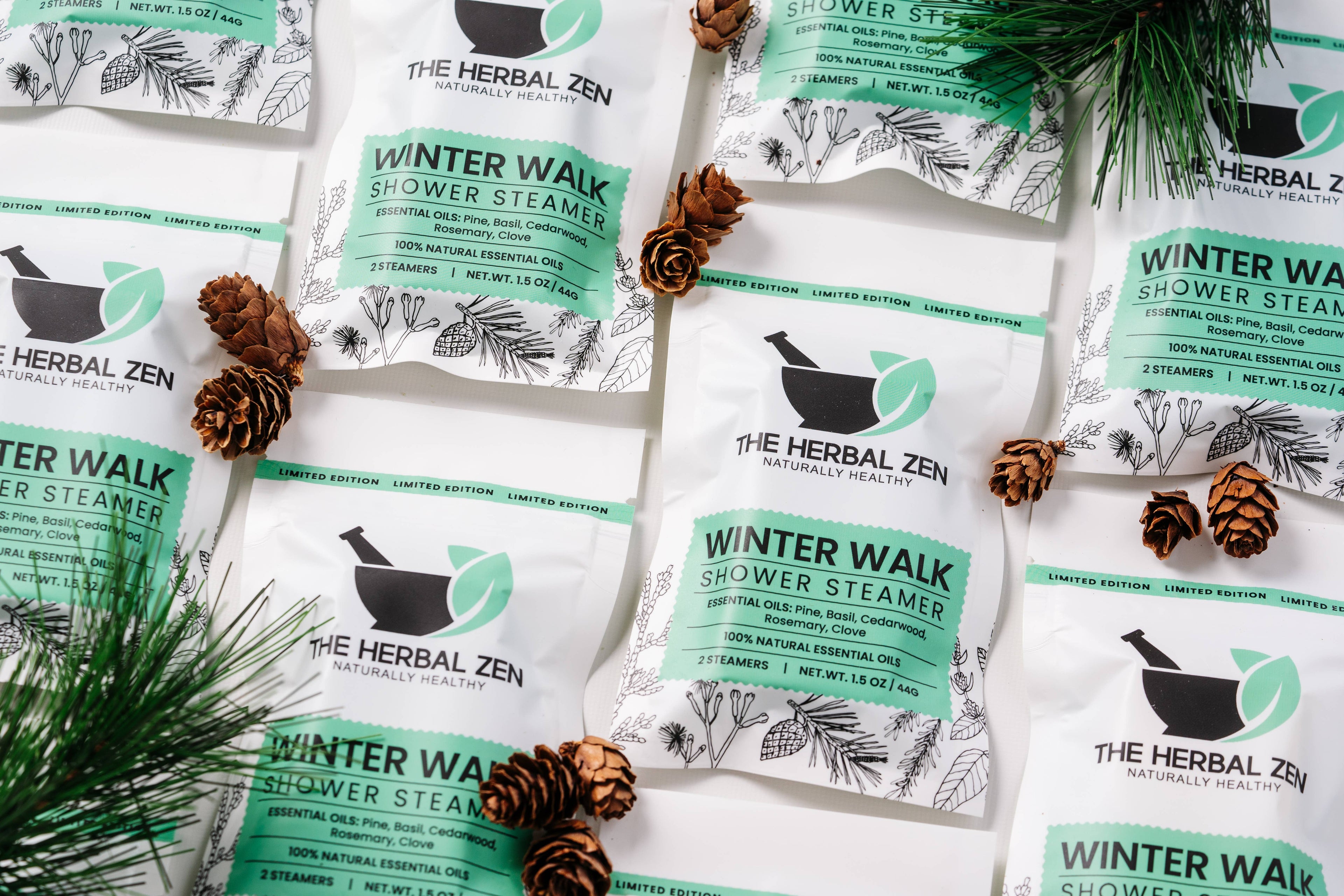 Winter Shower Steamer Minis | Cozy Aromatherapy 2-Pack