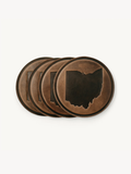 Ohio Circle Coasters
