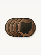 Ohio Circle Coasters