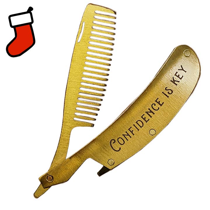 Folding Beard & Mustache Comb
