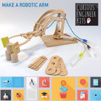 Robotic Arm Kit |  Wooden Engineering Model Building Kit