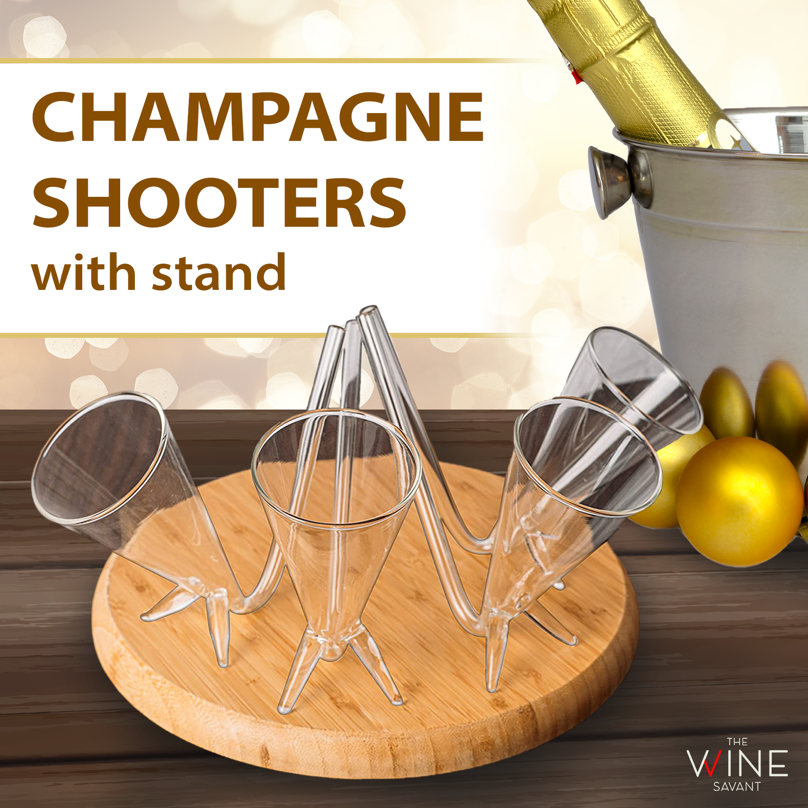 Champagne Shooter With Stand