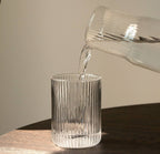 Ribbed Carafe Clear