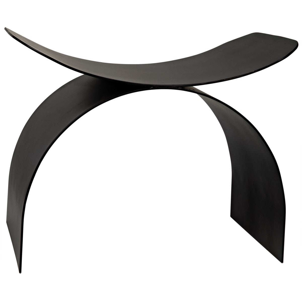 Papillon Black Metal Stool