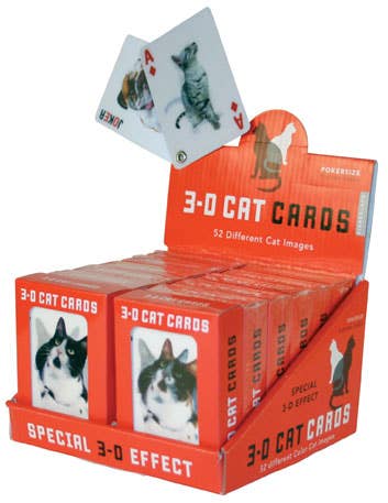 Lenticular Cats Playing Cards