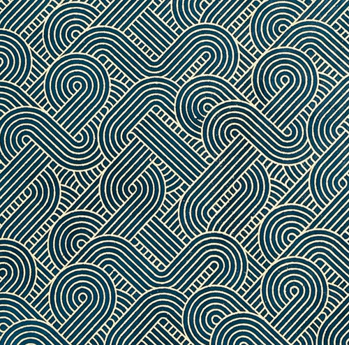 Blue Knots Wrapping Paper