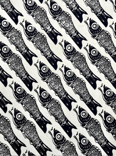 20x30 Koi Fish Paper