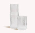 Ribbed Carafe Clear