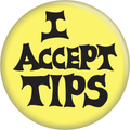 Pin I Accept Tips